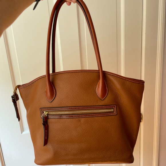 EXC cognac color tote Dooney & Bourke - Picture 2 of 8